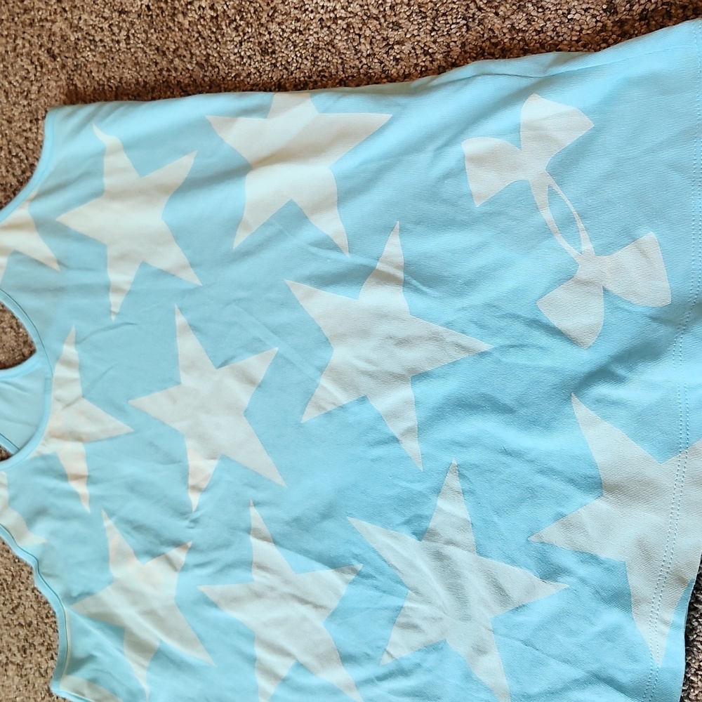 Under Armour Blue and White Star Tank Top - Picture 2 of 12
